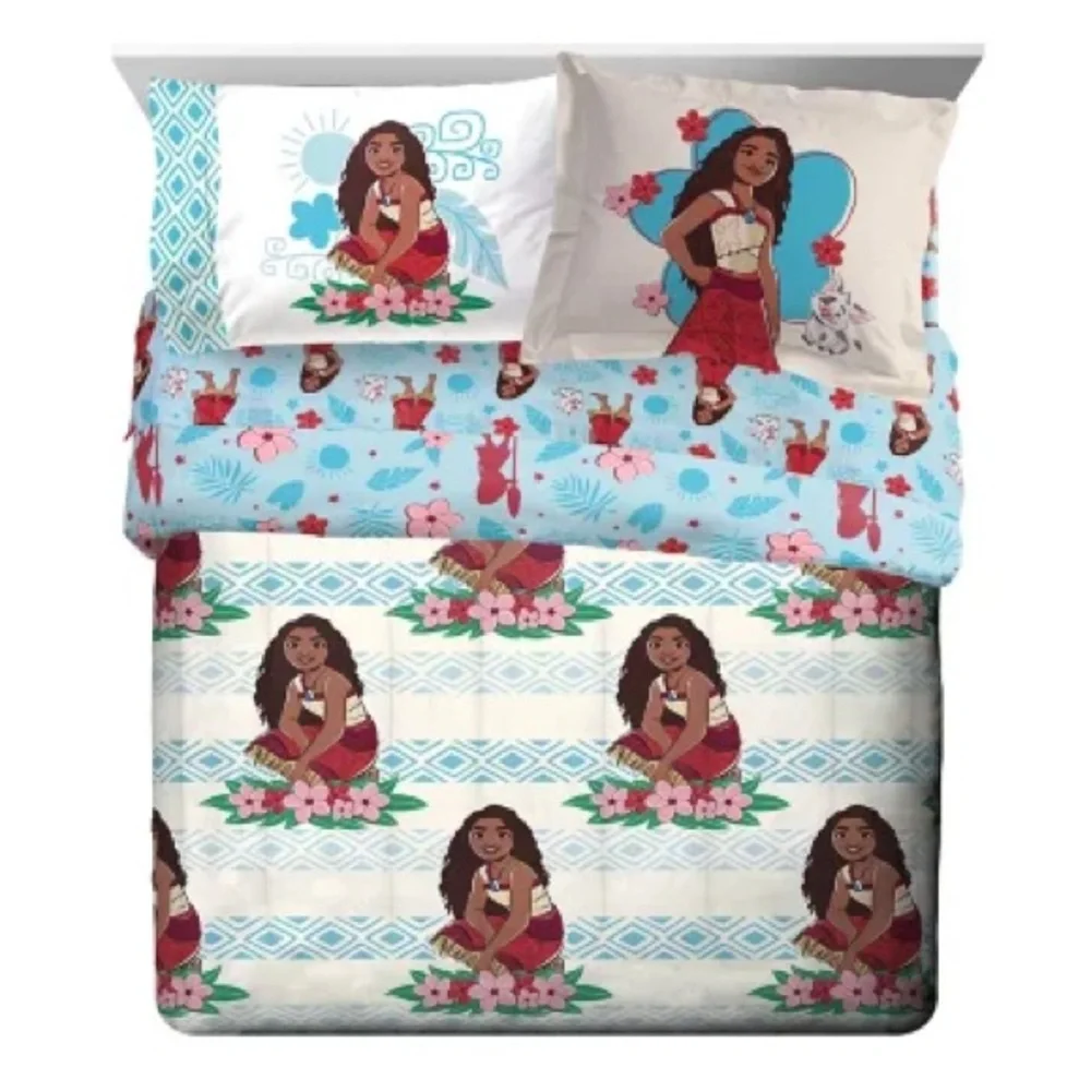 Moana Licensed Kids 7-Piece Bed-in-a-Bag